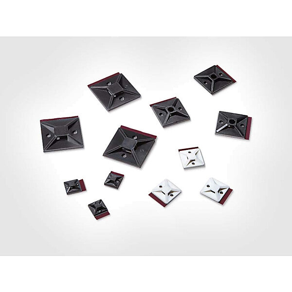 HellermannTyton Klebesockel 19x19mm sw MB3APT-A-PA66-BK